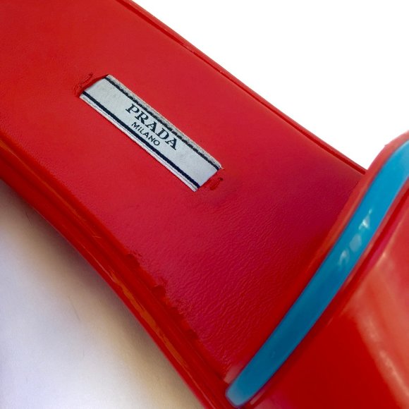 PRADA Forma Flat Slide Sandal Sz. 7 - Picture 8 of 9